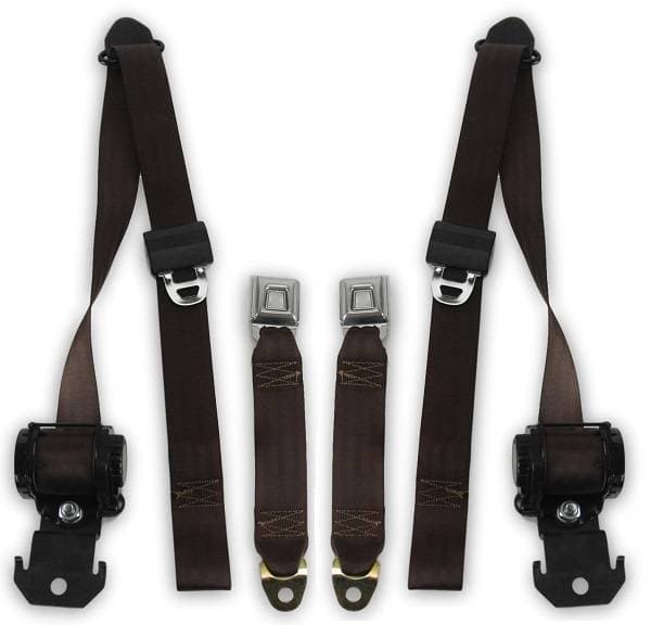 1984-1996 Jeep Cherokee XJ (2-Door) Front Seat Belt Kit - Loop Ends