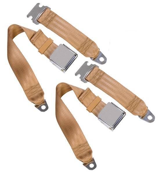 1966-1971 Mercedes-Benz 250 SC, Rear Driver & Passenger, Seat Belt Kit
