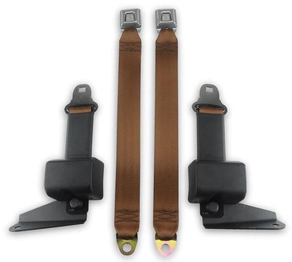 1968-1972 GMC Pickup, Driver & Passenger, Seat Belt Kit - with Gas Tank and Bench Seat