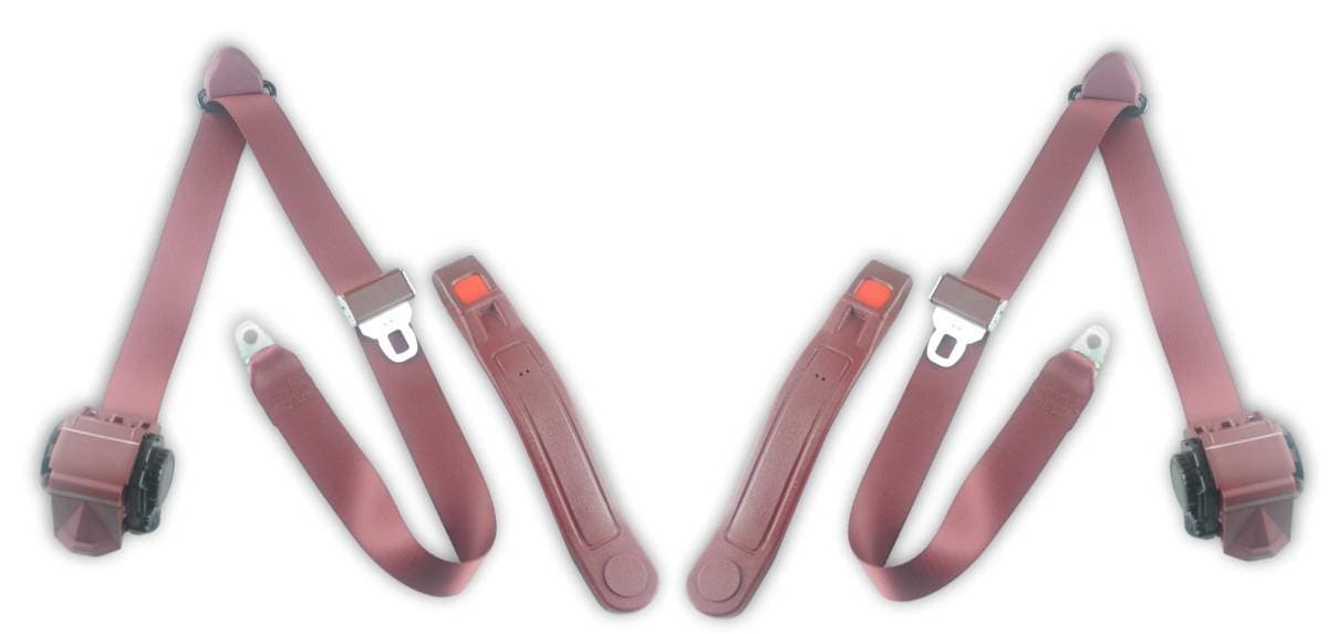 1978-1993 Dodge Ram 2500, Club Cab (2-Door Extended Cab), Driver & Passenger, Bucket Seat Belt Kit