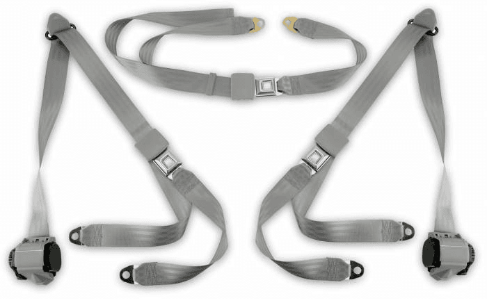 1989-1991 Chevrolet Pickup Truck, Crew Cab, Rear Bench Seat Belt Kit