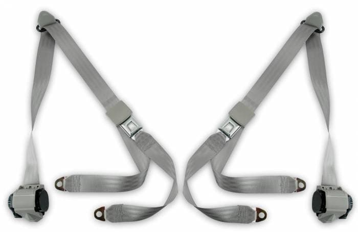 1989-1991 Chevrolet Pickup Truck Crew Cab,  Rear Driver & Passenger Bench Seat Belt Kit