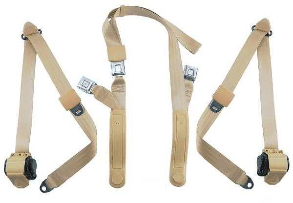 1968-1972 Chevrolet Suburban, Driver, Passenger, & Center Seat Belt Kit