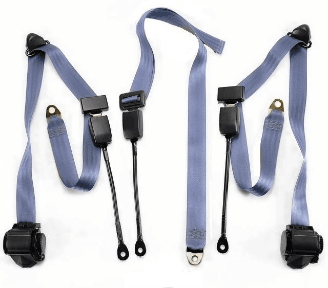 1992-2000 GMC Pickup Truck, Crew Cab, Rear Bench Seat Belt Kit