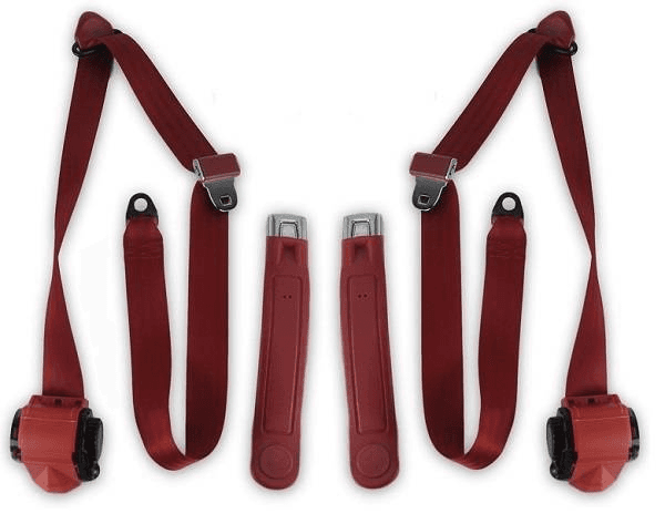 1978-1991 Chevrolet Pickup Truck, Crew Cab, Driver & Passenger Bucket Seat Belt Kit