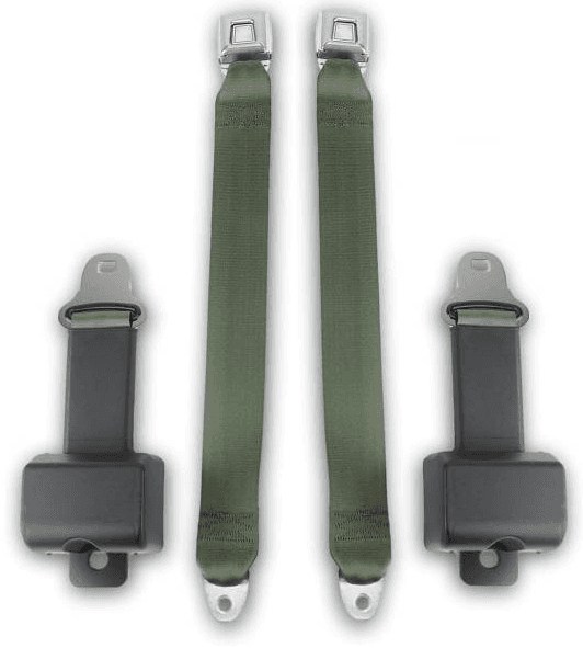 1947-1966 GMC Pickup, Standard Cab, Driver & Passenger, Bench Seat Belt Kit