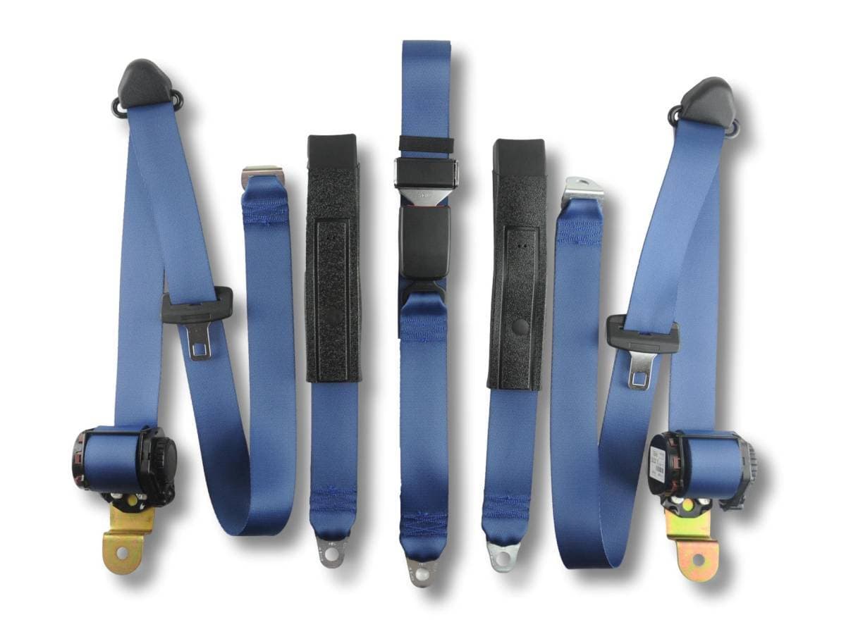 1995-1998 Toyota Tacoma, Standard Cab, Driver, Passenger and Center, Bench Seat Belt Kit