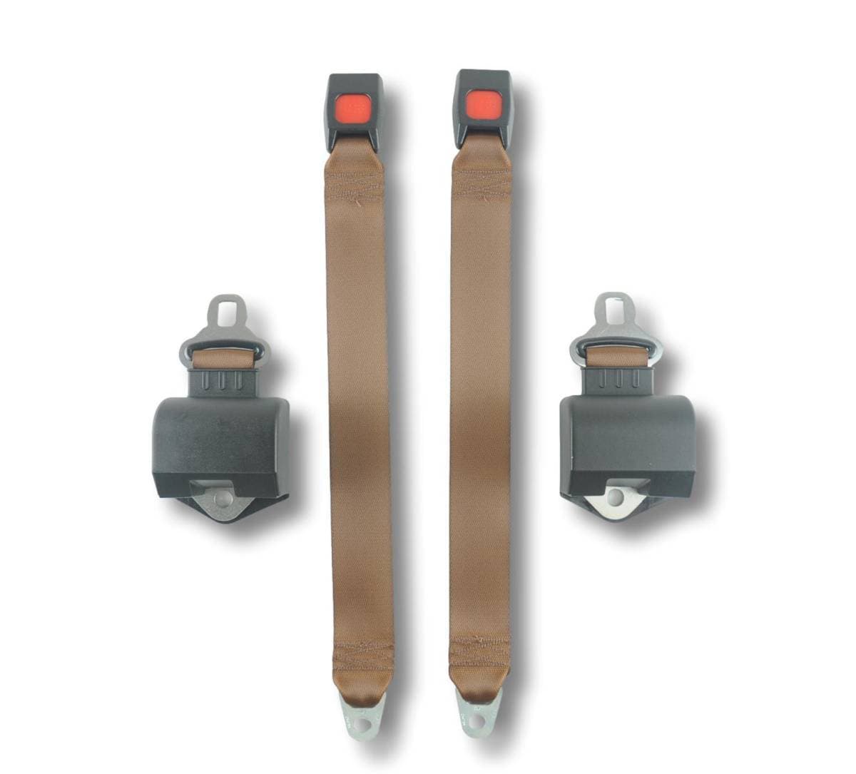 1976-1985 Dodge Ram 250, Crew Cab (4-Door), Rear Driver & Passenger, Bench Seat Belt Kit