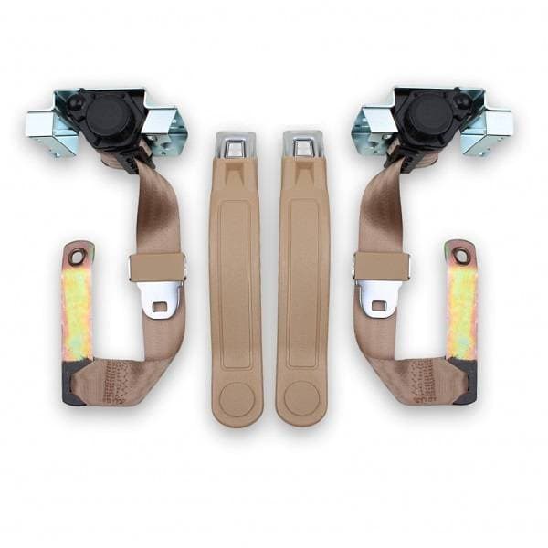 1974-1981 Chevrolet Camaro Front Seat Belt Kit with Reman OE Style Buckle