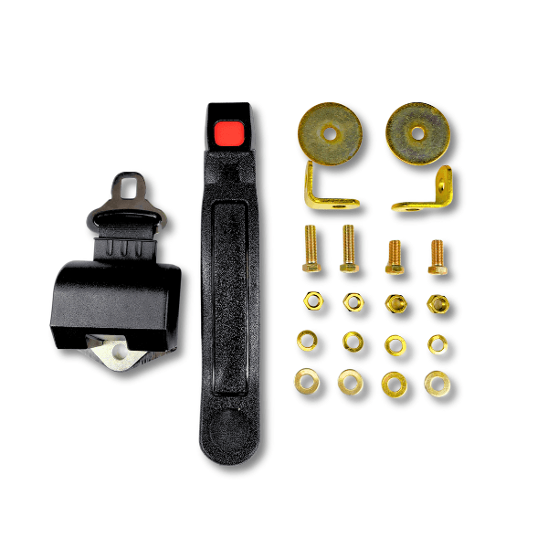 1978-1993 Dodge Ram D150, Club Cab (2-Door Extended Cab), Rear Driver or Passenger (Jump Seat) Seat Belt Kit