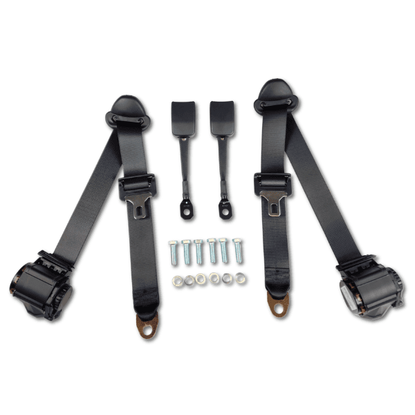 1997-2000 Dodge Dakota, Standard Cab, Driver & Passenger, Bucket Seat Belt Kit
