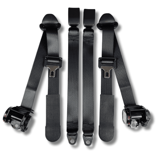 1998-2001 Mazda B Series Pickup, Extended Cab, Bench Seat Driver, Passenger and Center Seat Belt Kit