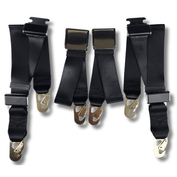 1948-1961 Jaguar XK, Driver & Passenger Seat Belt Kit