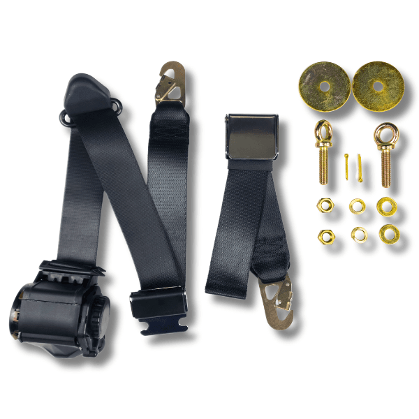 1974-1976 TR6 Lift Latch Retractable Lap & Shoulder Seat Belt