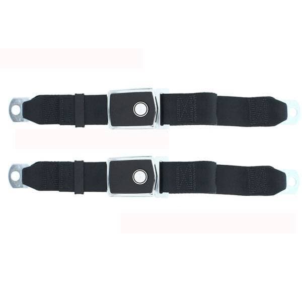 1968-1970 Ford Mustang Lap Belt, Deluxe OE Style Buckle, Front or Rear