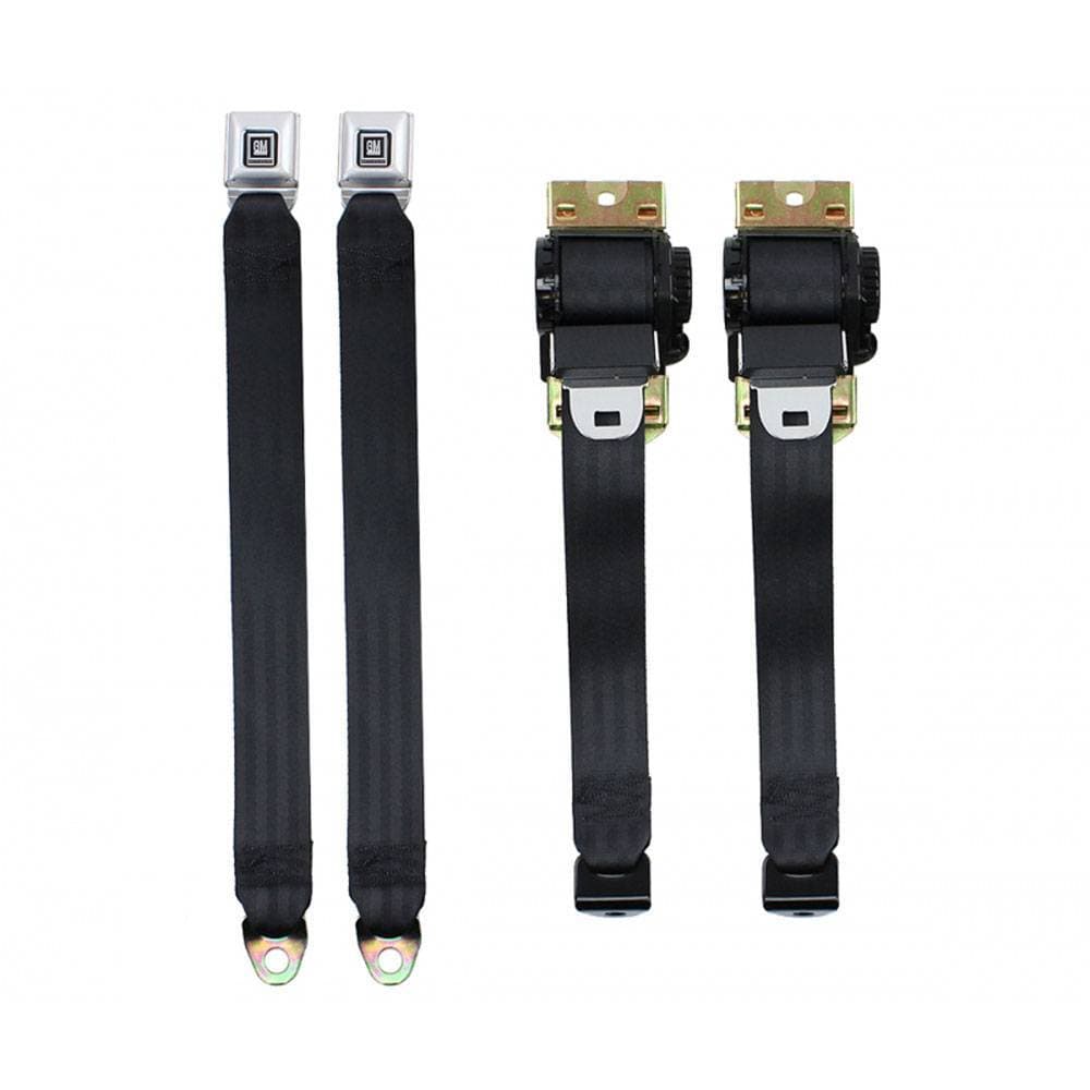 1974-1979 Chevrolet Nova, Driver & Passenger, Bench Seat Belt Kit