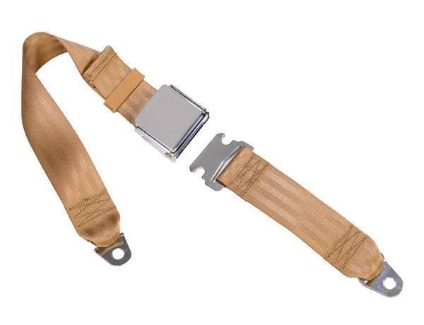 1965-1967 Chevrolet Impala, Rear Seat Belt with Lift Latch Buckle